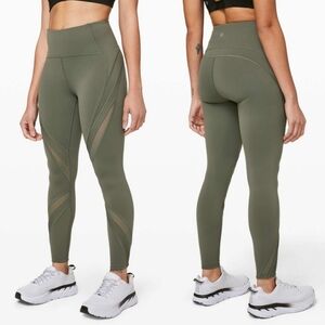 Lululemon Bootcamp Ready Tight 25" Grey Sage size 2